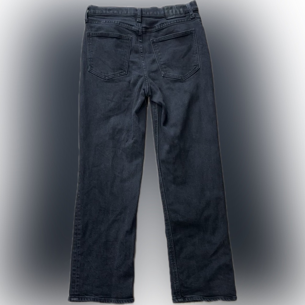 Aritzia Denim Forum The Arlo Hi-Rise Straight Jean Black Eyeliner - Picture 10 of 16